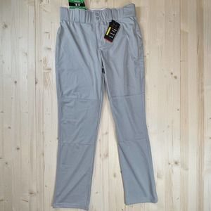 Under Armour Mens Gray 33" UA Leadoff Baseball Pants Large 1235662